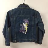Disney Jackets & Coats | Disney Jean Jacket Embroidered Tinkerbell | Color: Blue | Size: Mg