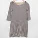 J. Crew Dresses | J Crew Navy Stripe Beach Coverup / Dress Size Xs | Color: Blue/White | Size: Xs