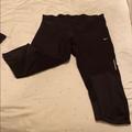 Nike Pants & Jumpsuits | Nike Below Knee Running Pants | Color: Black | Size: M