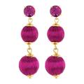 Kate Spade Jewelry | Kate Spade New York Women's Linear Ball Earrings | Color: Pink | Size: Os