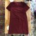 Madewell Dresses | Madewell 100% Silk Dress | Color: Red | Size: Xs