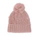 J. Crew Accessories | J. Crew Cable Knit Bobble Pom Pom Beanie Hat New | Color: Pink | Size: Os