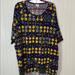 Lularoe Tops | Lularoe Irma Nwt 3xl | Color: Blue/Gold | Size: 3xl