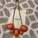 J. Crew Jewelry | Coral J.Crew Statement Necklace | Color: Orange/Pink | Size: Os