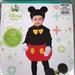 Disney Costumes | Disney Baby Mickey Mouse Kids Costume! New! | Color: Black/Red | Size: Various