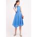 Anthropologie Dresses | Blue Floral Anthro Shirtdress Worn Once! | Color: Blue | Size: 2