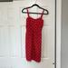 J. Crew Dresses | Jcrew Red Printed Mini Dress | Color: Red/White | Size: 2