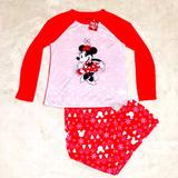 Disney Intimates & Sleepwear | Disney Minnie Mouse 2pc. Pajama Set | Color: Red/White | Size: S