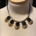 J. Crew Jewelry | J. Crew Statement Necklace | Color: Black/Silver | Size: Os