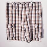 Levi's Shorts | Levi's Mens Plaid Cargo Shorts Sz 36 | Color: Black/Tan | Size: 36