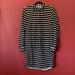 Madewell Dresses | Madewell Striped Shirt Dress, Pull Over | Color: Black/White | Size: S