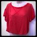 Free People Tops | Free People // Red Flowy Top | Color: Orange/Red | Size: Xs