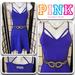 Pink Victoria's Secret Dresses | Euc Purplish/Blue Short & Strappy Skater Dress | Color: Blue/Purple | Size: Sj