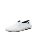 Rieker Herren B4551 Slipper, Weiß 45 EU