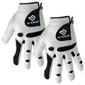 BIONIC Mens StableGrip Golf Gloves - LH - White - M - Pack of 3