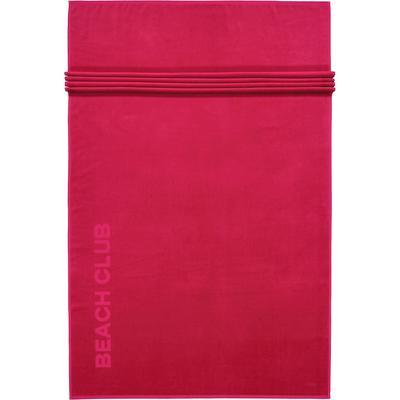 Vossen Strandtücher Beach Club cranberry - 3770 100x180 cm