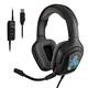 THE G-LAB Korp Cobalt 7.1-7.1 Surround-Sound-Gaming-Kopfhörer - Hochwertiges Audio-Gaming-Headset, RGB-Hintergrundbeleuchtung, Flexibles Mikrofon, Leicht und Komfortabel, Kompatibel mit PC PS4 PS5