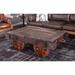 Williston Forge Saguaros Coffee Table Wood/Metal in Brown | 17 H x 47 W x 30.25 D in | Wayfair 515864D5063E4DD18DFB44DEBF07263C