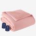 Micro Flannel® Reverse to Sherpa Electric Blanket by Shavel Home Products in Frosted Rose (Size TWIN)