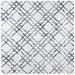 Gray/White 79 x 0.28 in Area Rug - Sand & Stable™ Peaks Geometric Ivory/Gray Area Rug Polypropylene | 79 W x 0.28 D in | Wayfair