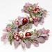Blush Christmas Garland by BrylaneHome in Pink Multi