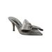 Wide Width Women's Elonna Mule by J. Renee in Pewter Glitter (Size 8 W)