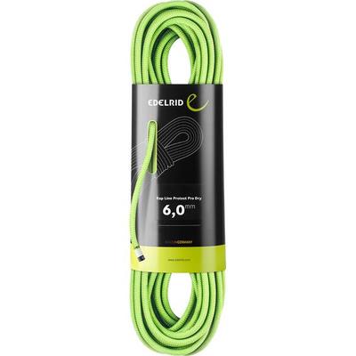 EDELRID Bergseil Rap Line Protect Pro Dry 6mm, Größe 40 in Grün