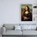 Vault W Artwork 'Mona Lisa' by Leonardo Da Vinci - Wrapped Canvas Print Canvas in White | 47 H x 30 W x 2 D in | Wayfair