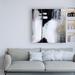 Ebern Designs 'Black & White Drama' by Karen Hale - Wrapped Canvas Print Canvas in Black/Gray | 24 H x 24 W x 2 D in | Wayfair
