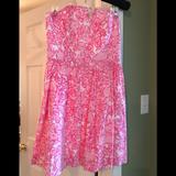 Lilly Pulitzer Dresses | Lilly Pulitzer, Size 4, Euc, Strapless Dress | Color: Pink | Size: 4