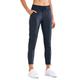 CRZ YOGA Women's Go to Studio Jogger Striped Cargo Pants Drawstring 7/8 Workout Casual Pants Ink Blue 14