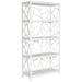 David Francis Furniture 72" H x 36" W Wood Etagere Bookcase Wood in White | 72 H x 36 W x 16 D in | Wayfair L7080-S101