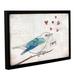 The Holiday Aisle® 'Love Birds I Joy' - Print Canvas in White | 24 H x 36 W x 2 D in | Wayfair 04E26D2F2DD1438A9CF959A83426645B