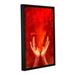 Winston Porter Chakra Fire by Elena Ray - Graphic Art Print on Canvas Metal in Red/White | 48 H x 32 W x 2 D in | Wayfair