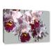 Winston Porter Abstract Orchid by Linda Parker - Painting Print on Canvas in White | 24 H x 36 W x 2 D in | Wayfair