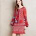 Anthropologie Dresses | Anthropologie Vanessa Virginia Silk Dress | Color: Blue/Red | Size: 2