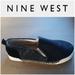 Nine West Shoes | #45 Nine West Leather Espadrille Nwot | Color: Black/White | Size: 6.5