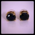 Kate Spade Jewelry | Kate Spade Studs | Color: Black/Gold | Size: Os
