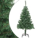 vidaXL Artificial Christmas Tree with Steel Stand 7 ft 910 Branches