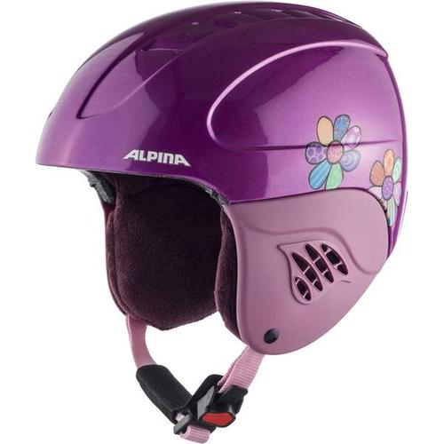 ALPINA Kinder Skihelm ""Carat"", Größe 54 in Rot