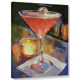 Winston Porter 'Cosmopolitan Painting' Print on Wrapped Canvas Canvas | 24 H x 18 W x 2 D in | Wayfair IVYB7741 40408458