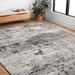 Gray 31 x 0.5 in Area Rug - Williston Forge Ballymena Abstract Area Rug Polyester | 31 W x 0.5 D in | Wayfair THRYTHY-08CCGY2778