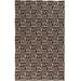 Brown/White 132 x 96 x 0.01 in Indoor Area Rug - Wade Logan® Araliya Geometric Handwoven Brown/Beige Area Rug | 132 H x 96 W x 0.01 D in | Wayfair