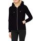 Superdry Women's Orange Label Ziphood Ns Sweater, Black, M (Size:12)
