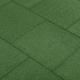 vidaXL Fall Protection Tiles 12 pcs Rubber 50x50x3 cm Green