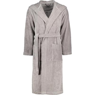 Vossen Bademäntel unisex Kapuze Vegan Life pepplestone - 7470 L Weiss