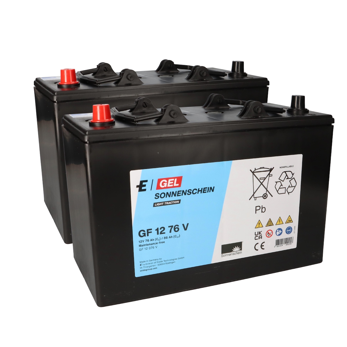 Sonnenschein / Exide Ersatzakku für RA 43 B 20 - Reinigungsmaschine Akku - Batterie Reinigungsmaschine Image