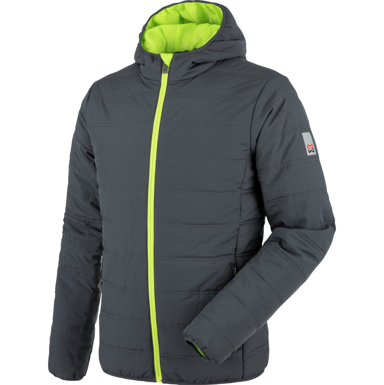 Blouson de travail Matelassé Moon Anthracite/Lime
