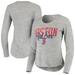 Women's Concepts Sport Heathered Gray Boston Red Sox Tri-Blend Long Sleeve T-Shirt