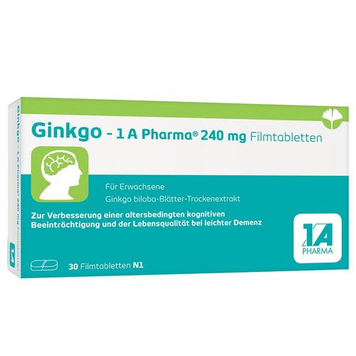 Ginkgo-1A Pharma 240 mg Filmtabletten 30 St